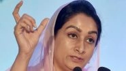 1984 Anti-Sikh Riots: Harsimrat Kaur Badal, Sukhbir Singh Badal Detained During Protest March