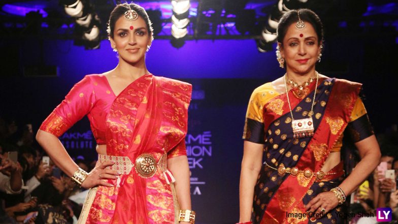 Esha Deol and Hema Malini Walk Out of the Stage at the Lakme Fashion Week 2018 – Watch the Video and Know Why