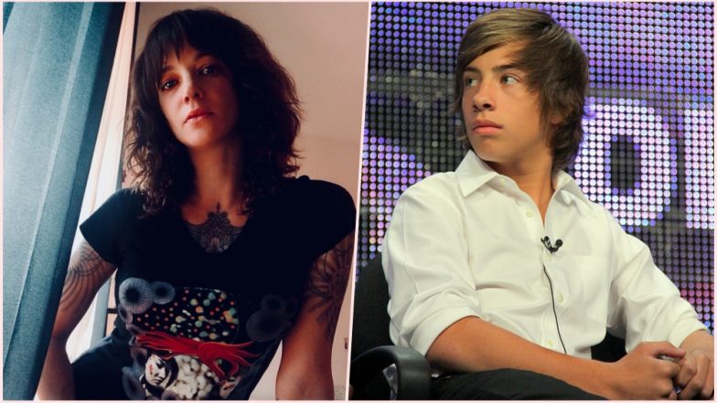 Asia Argento in Bed With Jimmy Bennett! Leaked Topless Image & Texts Tell Different Story