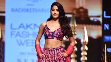 Lakme Fashion Week 2018: Janhvi Kapoor Looks Stunning During Her First Ramp Walk (View Pics and Video)