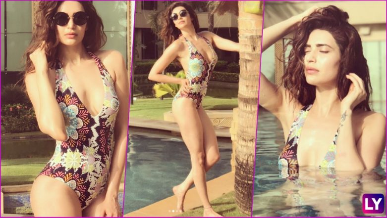 Kajal Ki Xxx Hot Video - Wonderful Wednesdays! Karishma Tanna Posts Sexy Pics in Floral Monokini to  Beat the Mid-Week Blues | ðŸ‘— LatestLY