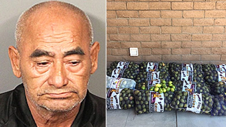The man who has been arrested for stealing lemons (Image credit: Riverside County Sheriff)