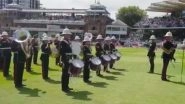 Watch Queen Elizabeth II's Royal Marines Band Perform at the Lord&rsquo;s Cricket Ground During IND vs ENG 2nd Test