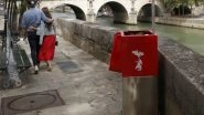 Uritrottoirs: &lsquo;Sexist&rsquo; Open-Air Urinals in Paris Hit by Protesters; Stained Sanitary Towels, Tampons and Concrete Used to Vandalise the Urinals