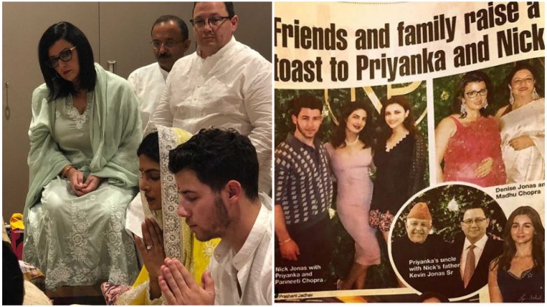 Nick Jonas&rsquo; Father Paul Kevin Jonas Is Amused to Spot Priyanka Chopra&rsquo;s Roka Ceremony Pictures in the Newspaper!