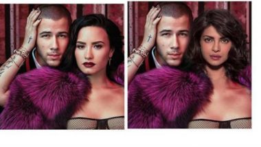 Priyanka Chopra and Nick Jonas' Photo Claimed to be Clicked by Paparazzi Viral Bhayani, Busted by Diet Sabya, Original Pic Had Demi Lovato