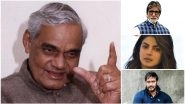 Farewell Atal Bihari Vajpayee: Amitabh Bachchan, Ajay Devgn, Priyanka Chopra, Pawan Kalyan, Rajinikanth, Dhanush Mourn the Loss of Atalji - Read Tweets