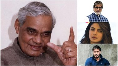 Farewell Atal Bihari Vajpayee: Amitabh Bachchan, Ajay Devgn, Priyanka Chopra, Pawan Kalyan, Rajinikanth, Dhanush Mourn the Loss of Atalji - Read Tweets