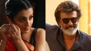 It&rsquo;s Official! Trisha to Star Opposite Rajinikanth in His Untitled Film Directed by Karthik Subbaraj