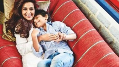 Sonali Bendre Posts an Emotional Birthday Message on Instagram for Her Son As She Is in the US Fighting Cancer – Watch Video