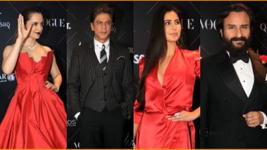 Vogue Beauty Awards 2018 Winners List: Katrina Kaif Becomes Fitspiration of The Year While Shah Rukh Khan and Saif Ali Khan Bag The Most Beautiful Men Trophy - View All Winners