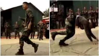 Army Man's Dance on Bollywood Song 'Aloo Chaat' Goes Viral (Watch Video)