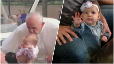 Little Girl Kissed By Pope Francis Miraculously Recovers From Brain Tumour