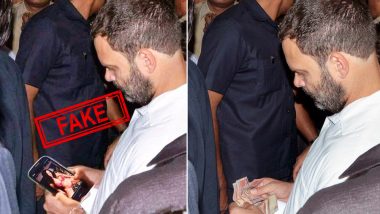 Rahul Gandhi Watching Porn Movie on His Mobile Phone is FAKE! See The Original Image