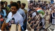 Sachin Tendulkar Attends Ajit Wadekar&rsquo;s Last Rites, Says 'This is an Irreparable Loss'