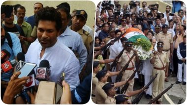 Sachin Tendulkar Attends Ajit Wadekar’s Last Rites, Says 'This is an Irreparable Loss'