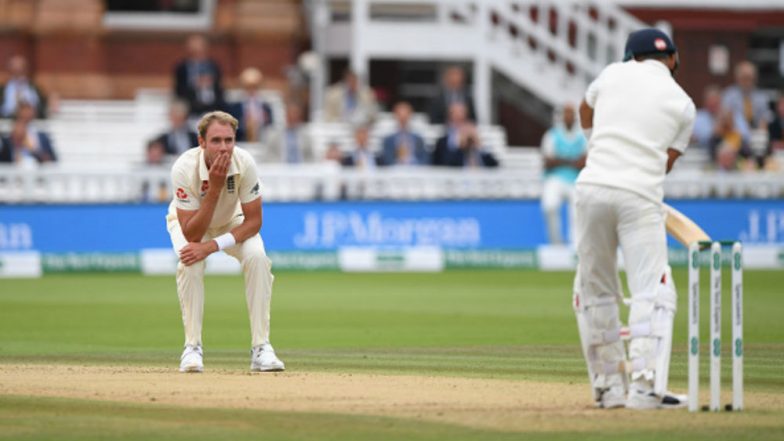 Stuart Broad Fined 15 Per Cent Match Fee for Ugly Send-off After Rishabh Pant's Dismissal in IND vs ENG 3rd Test at Nottingham
