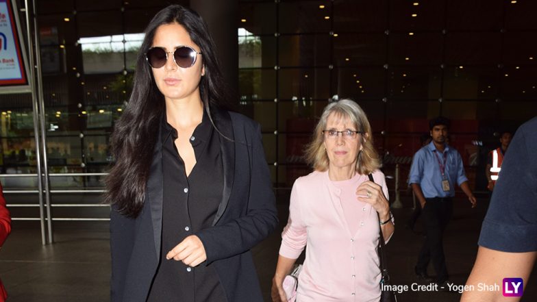 Katrina Kaif's Latest Airport Look Is a Perfect Blend of Casual and Trendy (View Pics)
