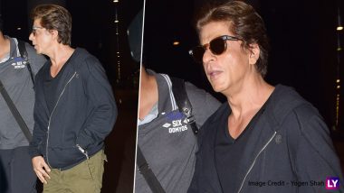 Shah Rukh Khan Oozes Charm As He Arrives at Mumbai Aiport (View Pics)