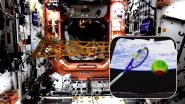 Tennis in Space! Watch Astronauts Play The Sport in Zero Gravity