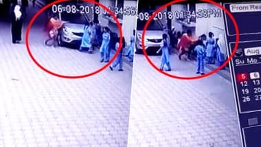 Aurangabad Teacher Thrashes Student for Touching Her Car (Watch Video)