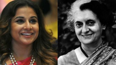 Vidya Balan As Indira Gandhi In A New Web-Series Is What We Are Looking Forward To Watch!