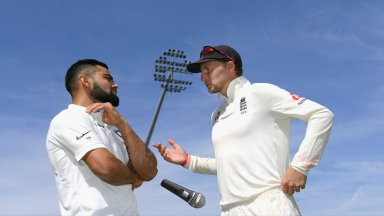 ICC Takes a Jibe at Virat Kohli With a ‘Mic Drop’ Gesture After India Lost to England in First Test; Gets TROLLED