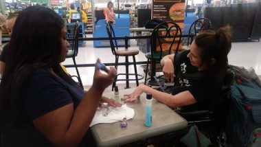 Nail Salon Turns Away Woman With Cerebral Palsy Because 'She Was Shaking Too Much’; Walmart Employee Steps Up To Help