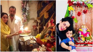 Ganesh Chaturthi 2018: Sanjay Dutt, Madhuri Dixit, Kangana Ranaut Share Wishes on the Auspicious Occasion – See Pics