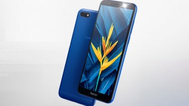 Honor 7S Smartphone First Online Sale in India Today at 12 PM IST via Flipkart & HiHonor Store