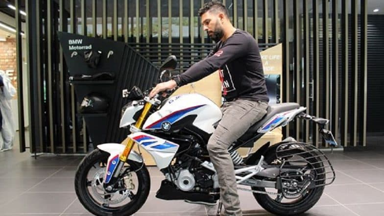 Indian Cricketer Yuvraj Singh Becomes a Proud Owner of Brand New BMW G 310 R Motorcycle Indian Cricketer Yuvraj Singh Becomes a Proud Owner of Brand New BMW G 310 R Motorcycle