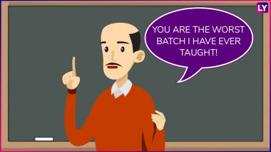 Teachers' Day 2018: Typical Dialogues By Indian Teachers That Have Been Used Over The Years!