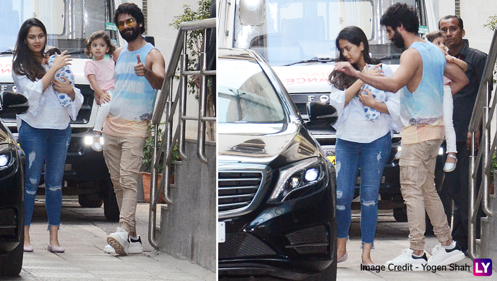Shahid Kapoor S Wife Mira Rajput Out Of Hospital With Son Zain To