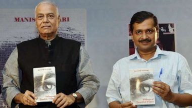 Delhi CM Arvind Kejriwal Urges Former BJP Leader Yashwant Sinha to Contest 2019 Lok Sabha Elections