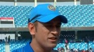Little Kid Turns Down Offer to Meet MS Dhoni During an Event in Mumbai (Watch Video)