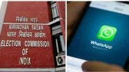 Election Commission Tells Candidates Not to Send SMS or WhatsApp Messages to Voters From 10 am to 6 pm During Poll Campaigns