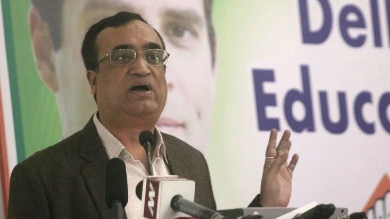 Ajay Maken Resigns as Chief of Delhi Pradesh Congress Committee, Likely to Get Bigger Role in Lok Sabha Elections
