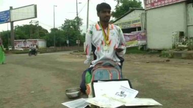 MP Govt Breaks Promise! National Level Para-Athlete Winner Manmohan Singh Lodhi Forced to Beg, See Pictures