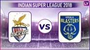 ATK vs Kerala Blasters, ISL 2018&ndash;19 Live Streaming Online: How to Get Indian Super League 5 Live Telecast on TV & Free Football Score Updates in Indian Time?