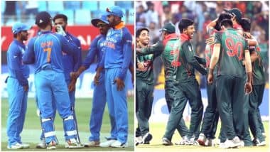 India vs Bangladesh Head-to-Head Record: Ahead of T20I Series, Here Are Match Results of Last 5 IND vs BAN Twenty20 Encounters!