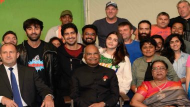 Alia Bhatt, Ranbir Kapoor Meet President Ram Nath Kovind on Sets of 'Brahmastra'