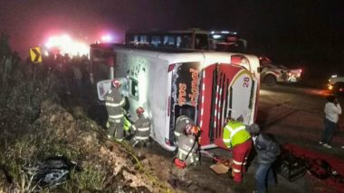 Bus Crash in Ecuador's Andes Mountains, 11 Dead