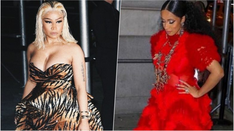 Cardi B Throws Shoe at Nicki Minaj During the Harper’s Bazaar New York Fashion Week Party (See Pics & Videos)