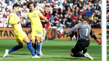 West Ham United 0–0 Chelsea, EPL 2018/19 Match Report: Chelsea Drops Points for the First Time This Season With a Nil-Nil Stalemate