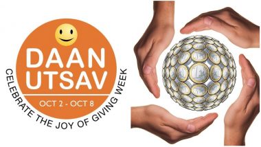 Daan Utsav 2018: Know About the Joy of Giving Week Which Starts on October 2