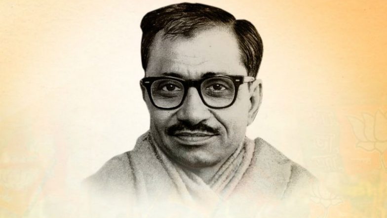 Deen Dayal Upadhyaya Birth Anniversary: PM Narendra Modi Pays Tributes to Bharatiya Jana Sangh Founder on His 105th Birth Anniversary