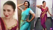 Divyanka Tripathi Channelizes Her Marathmoli Adaa in Traditional Nauvari Saree (See Pics & Video)