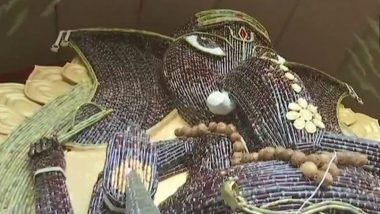 Ganesh Chaturthi 2018: Bengaluru’s Sri Satya Ganpati Trust Makes Eco-Friendly Ganesh Idol With 5 Tons of Sugarcane
