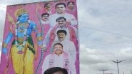 Telangana CM KCR Depicted As Lord Rama In TRS Poster Ahead Of Pragathi Nivedhana Sabha