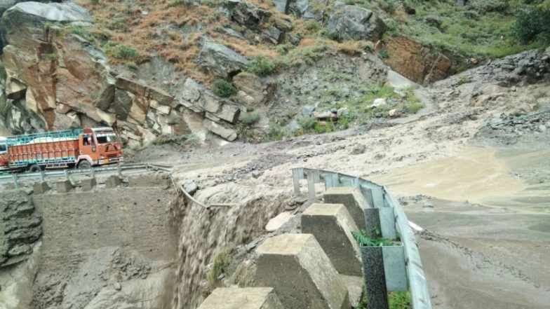 Himachal Pradesh Rains: Manimahesh Yatra Suspended After Bridge Connecting Hudsar and Bharmour Gets Washed Away in Floods
